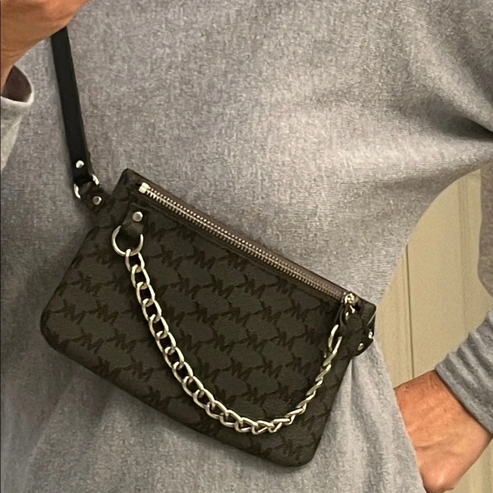 MICHAEL KORS Gray/Black waist bag or crossbody bag - Picture 10 of 12